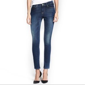 Frame Denim Women's Skinny Jeans - Dark Blue